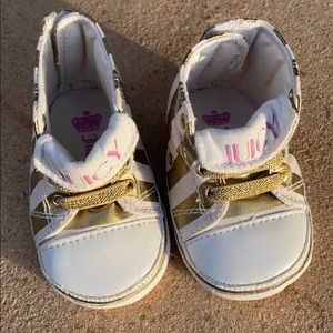 JUICY baby shoes! Excellent condition! 0-6 M